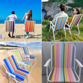 Sillas Plegables para Camping, Playa o Jardín