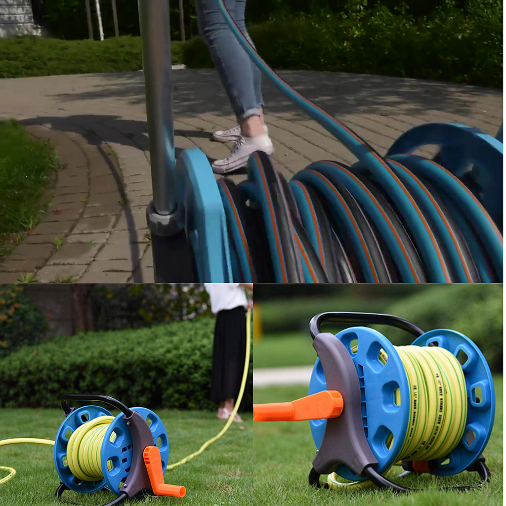 Carrete Portátil Para Manguera