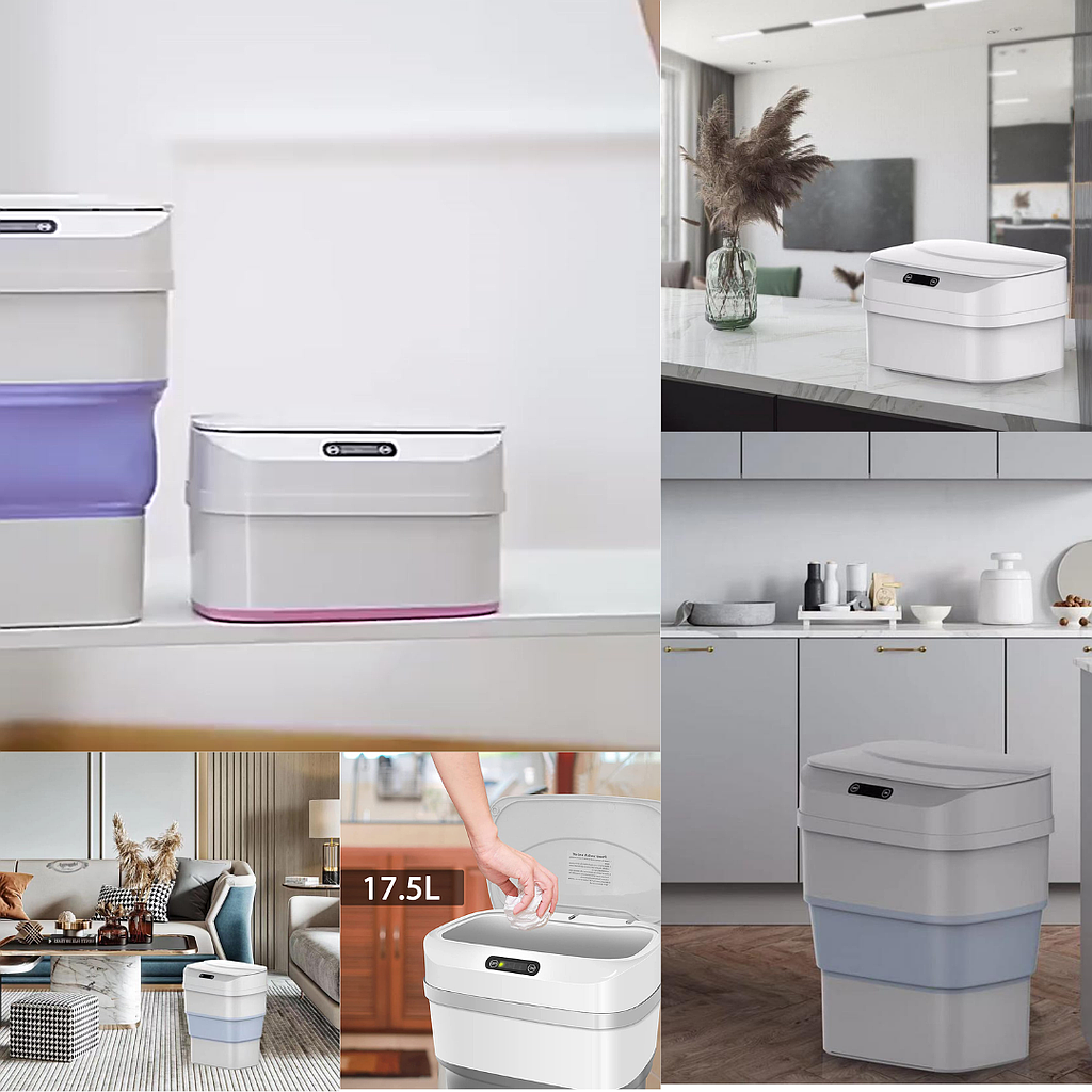 Cubo para Basura Plegable Smart