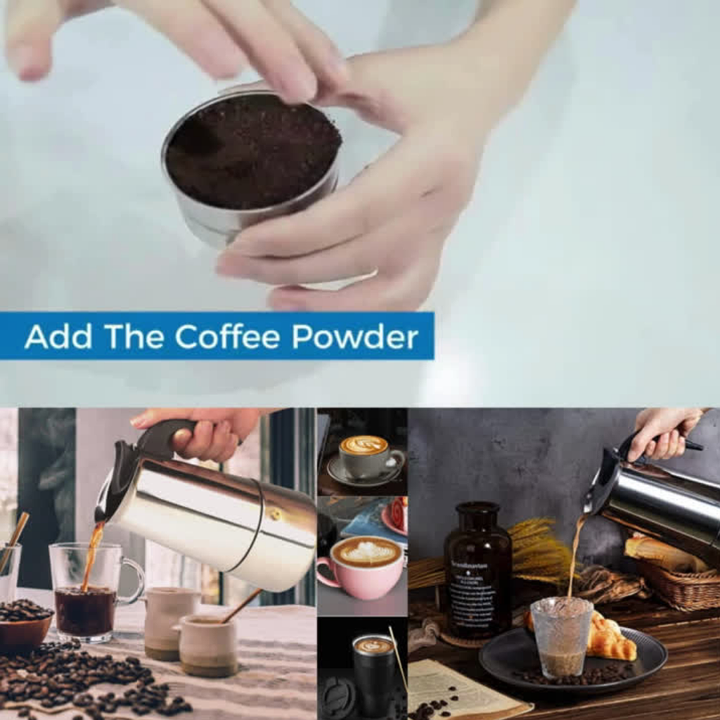 Cafetera Para Expresos De Acero Inoxidable