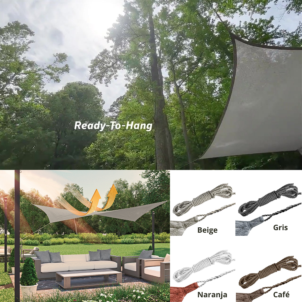 Toldo Vela Rectangular