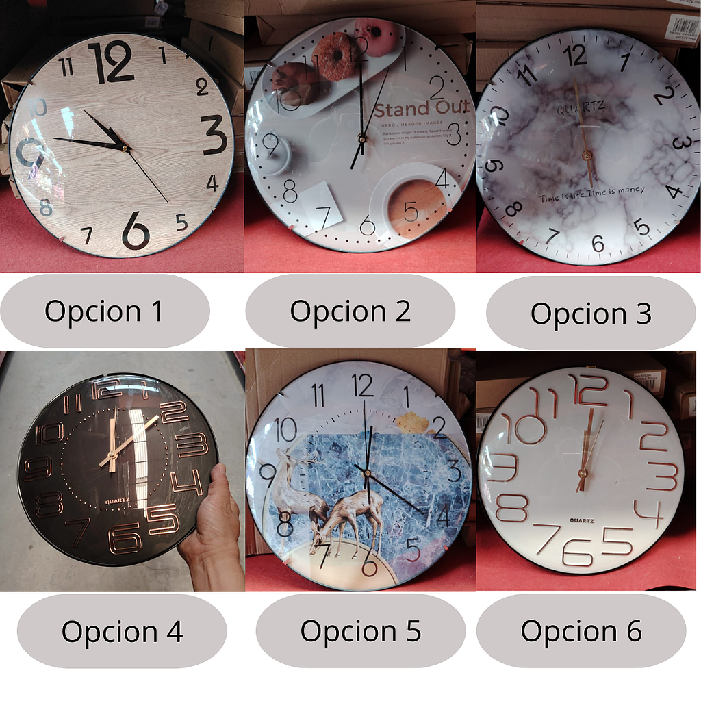 Reloj Burbuja Para Pared