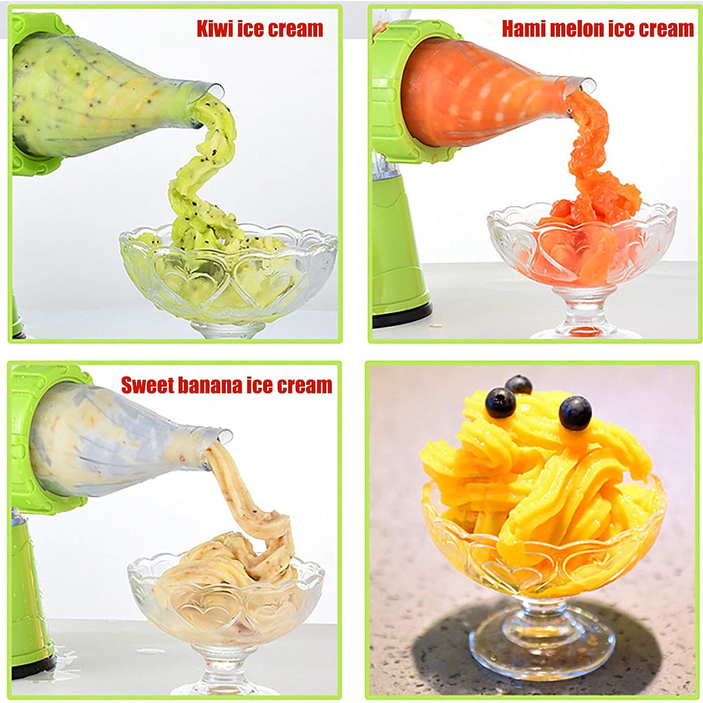 Máquina Para Helados y Exprimidor 2 en 1