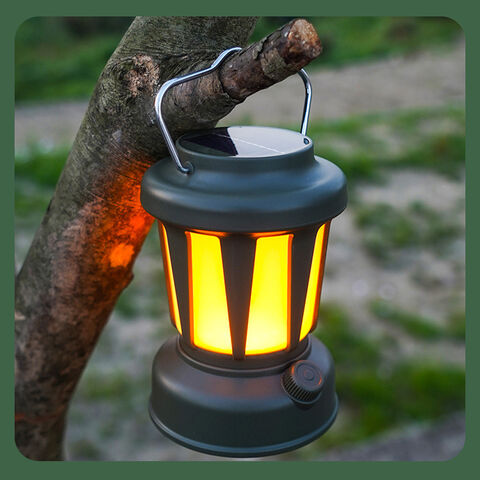 Lampara Solar Retro