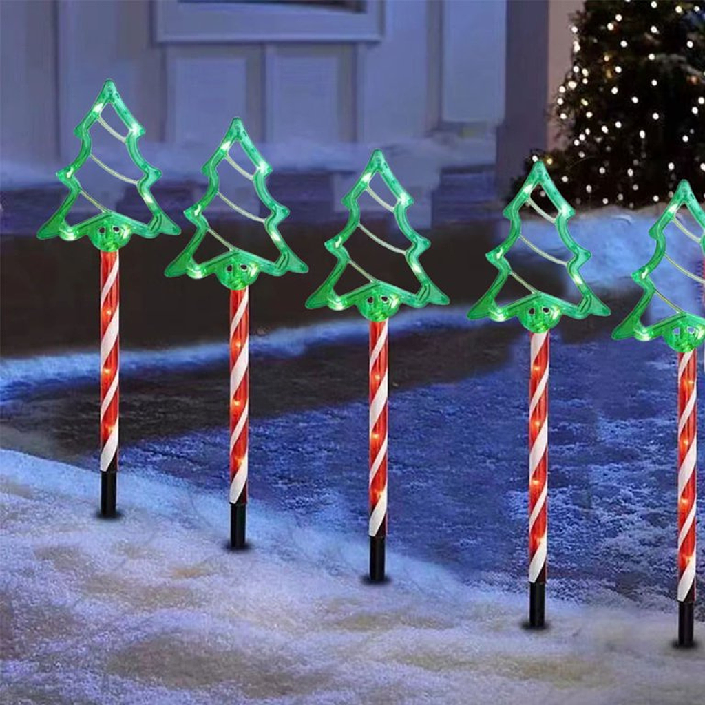 Luces Solares Navideñas Para Jardín