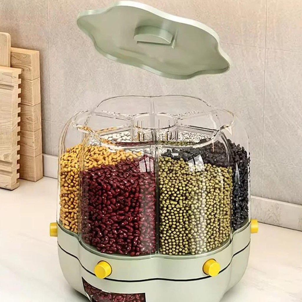 Dispensador de granos 360°
