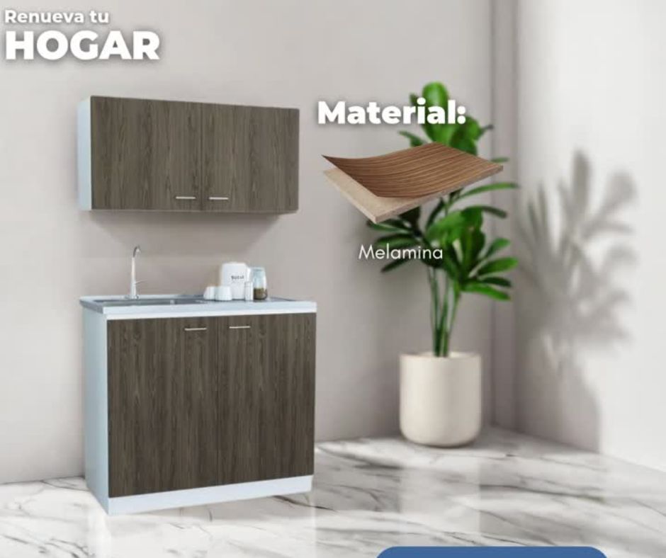 🏡Mueble De Cocina Nápoles + lavatrastos🏡