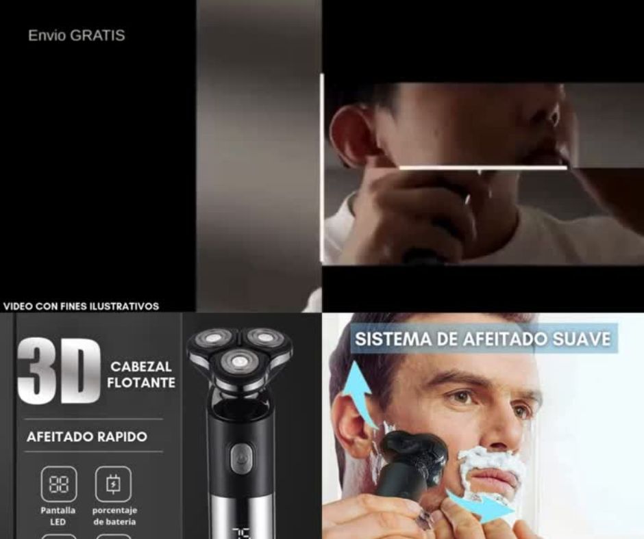 ✂Shaver Eléctrica Rotativa✂