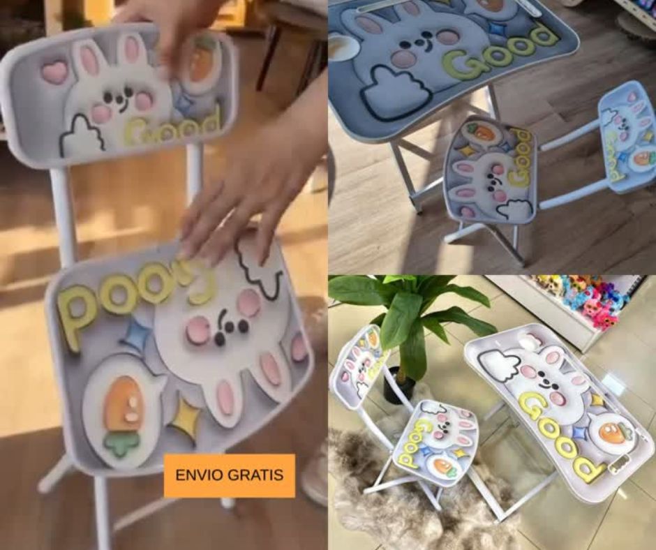 🪑Escritorio Plegable para Niños🪑