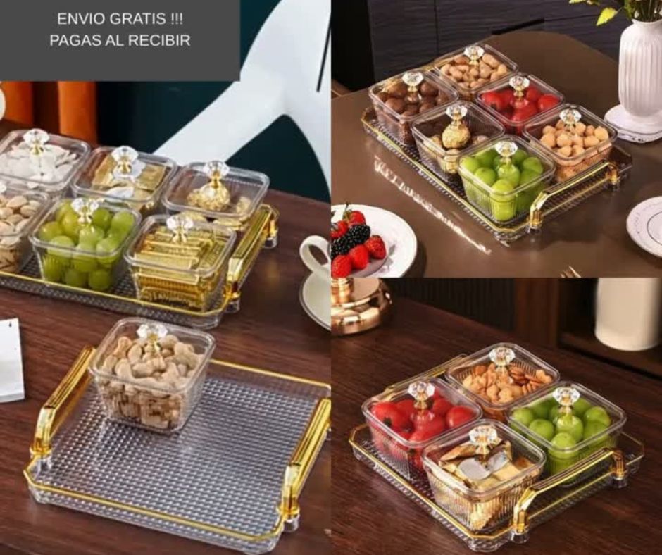 🍇Bandeja para Snacks🥜