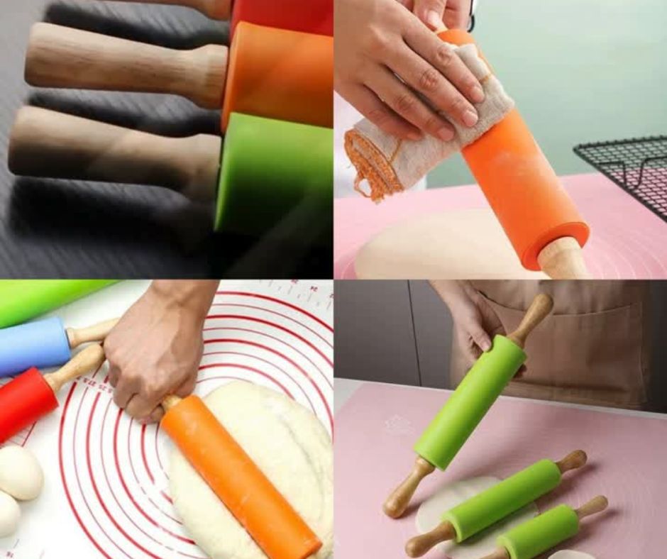 🥖Set de Rodillos de Silicona Antiadherente🍕
