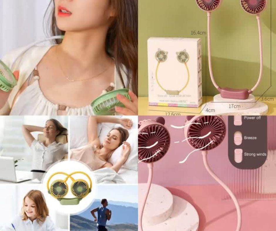 🌬️Ventilador de Cuello con Orejitas🌬️