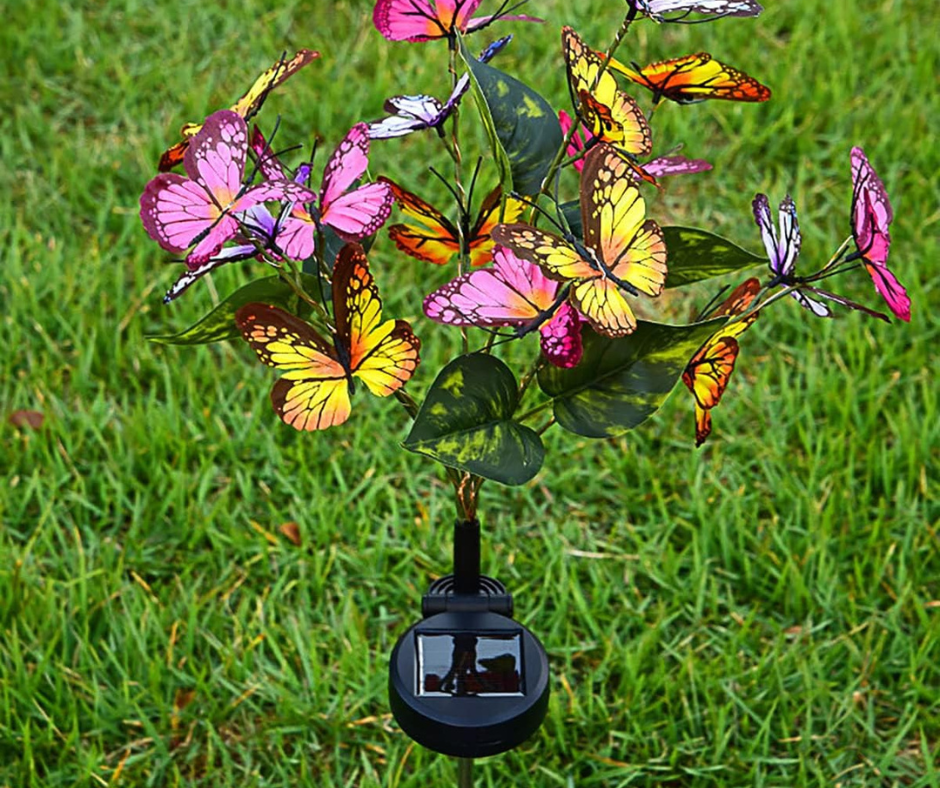 🦋Decoración Solar Para jardín 🦋