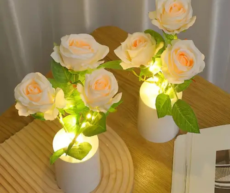 🪻Mini Rosas Con Luz Led🪻