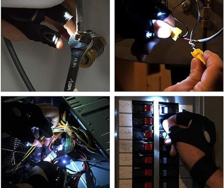 👉Guantes Con luz led 👈