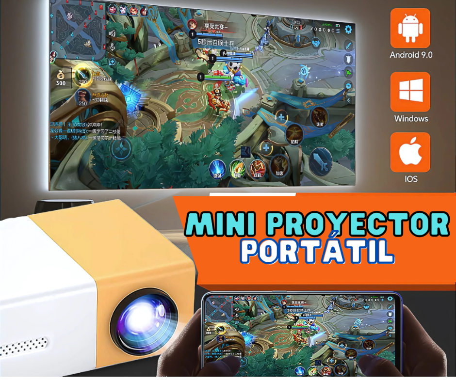 📽️Mini proyector portátil📽️
