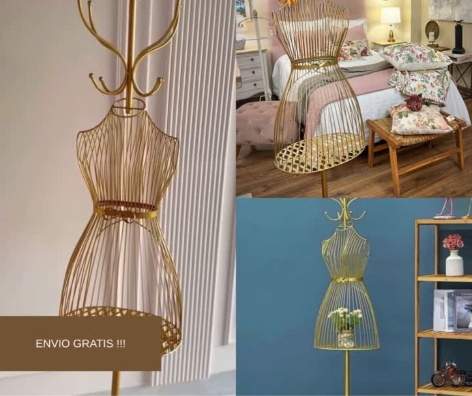 👗Maniquí Exhibidor de Hierro Forjado👗