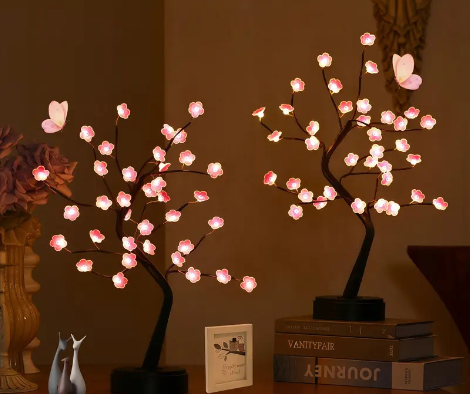 🌳Lampara de mesa Cherry Blossom🏡