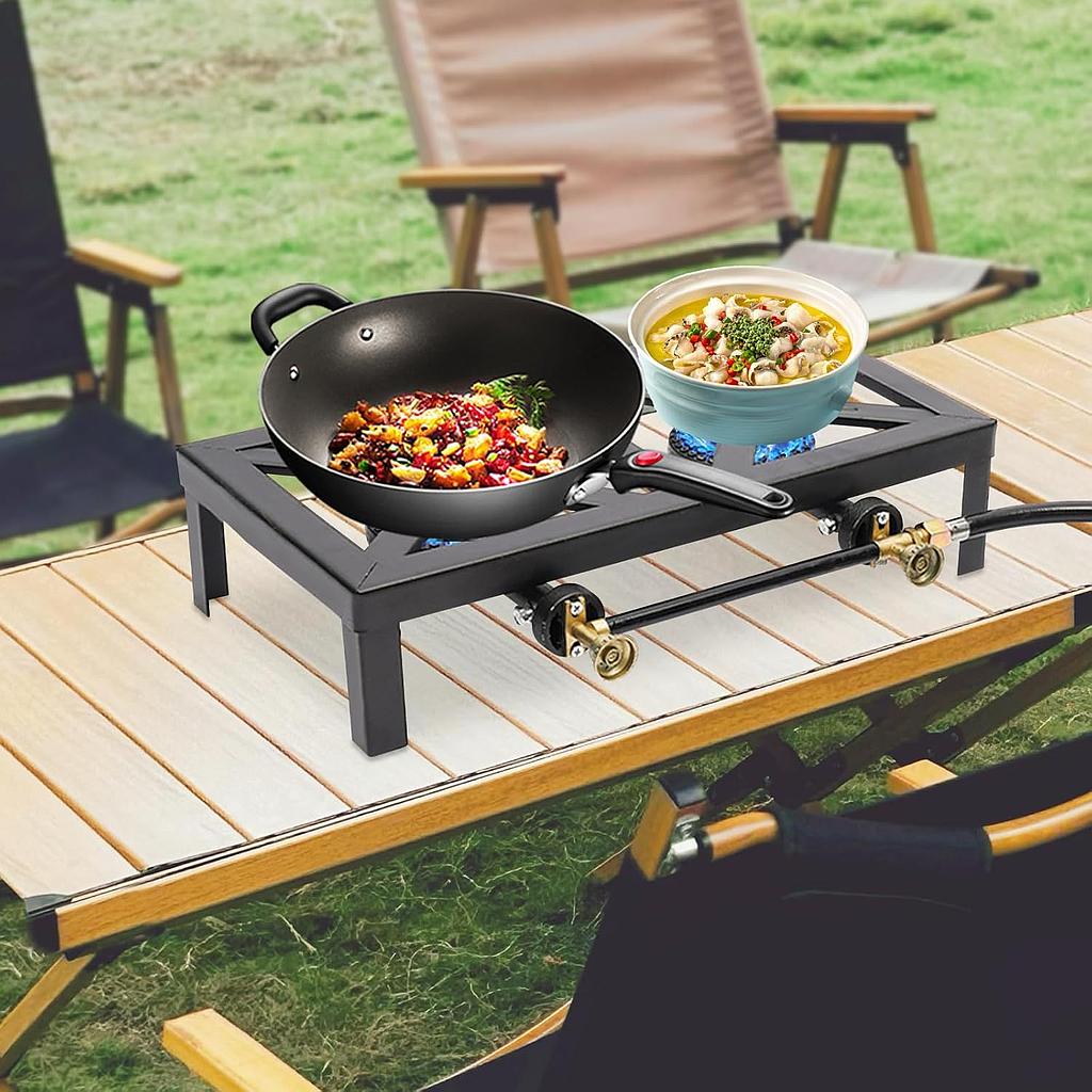 🫕 Estufa de doble quemador portátil 🫕