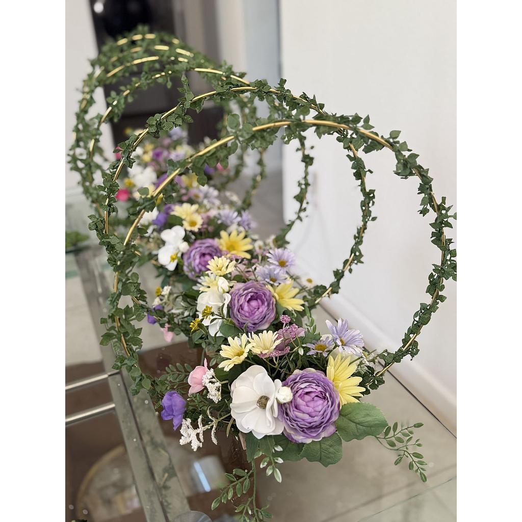 🎋 Centros De Mesa Con Forma De Aro🎋