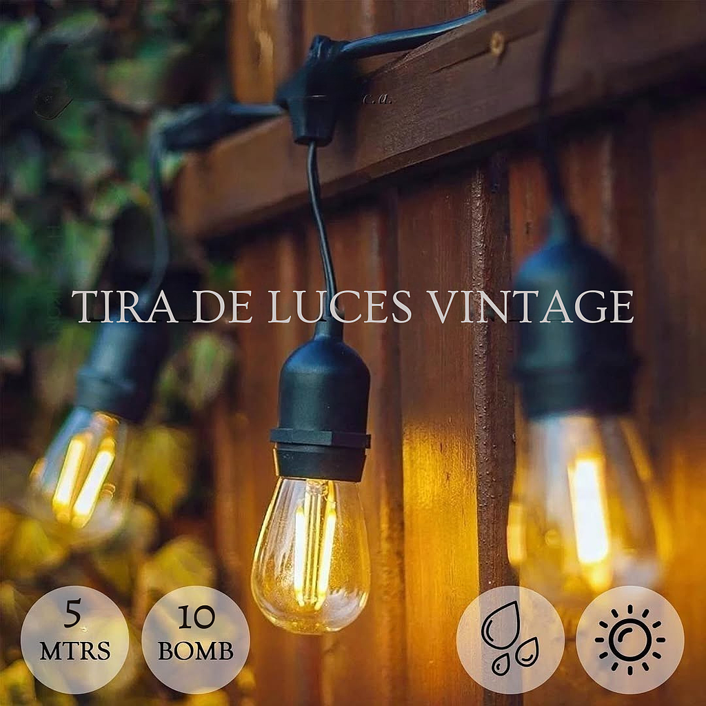 🏡Tira De Luces Vintage🏡