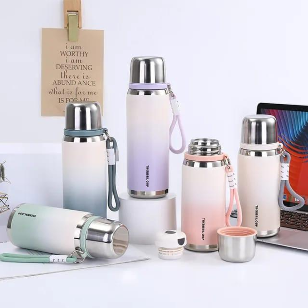 🥤 Termo de acero Inoxidable de 600ML 🥤