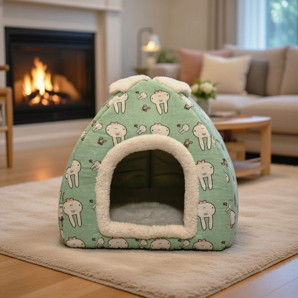 Cama plegable para gatos