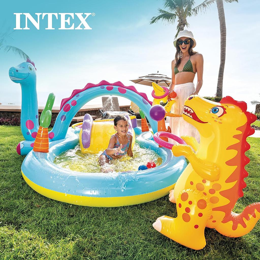 🏝️Piscina Inflable Para Niños Dinoland🏖️