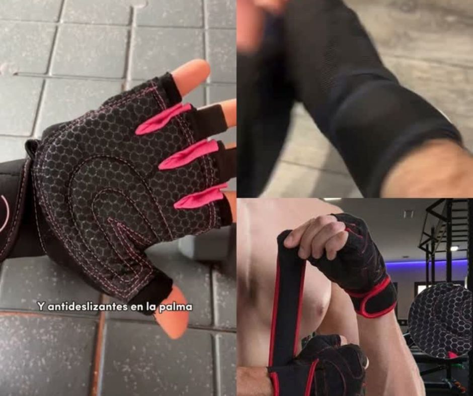🏋Guantes Para Pesas 2 en 1💪