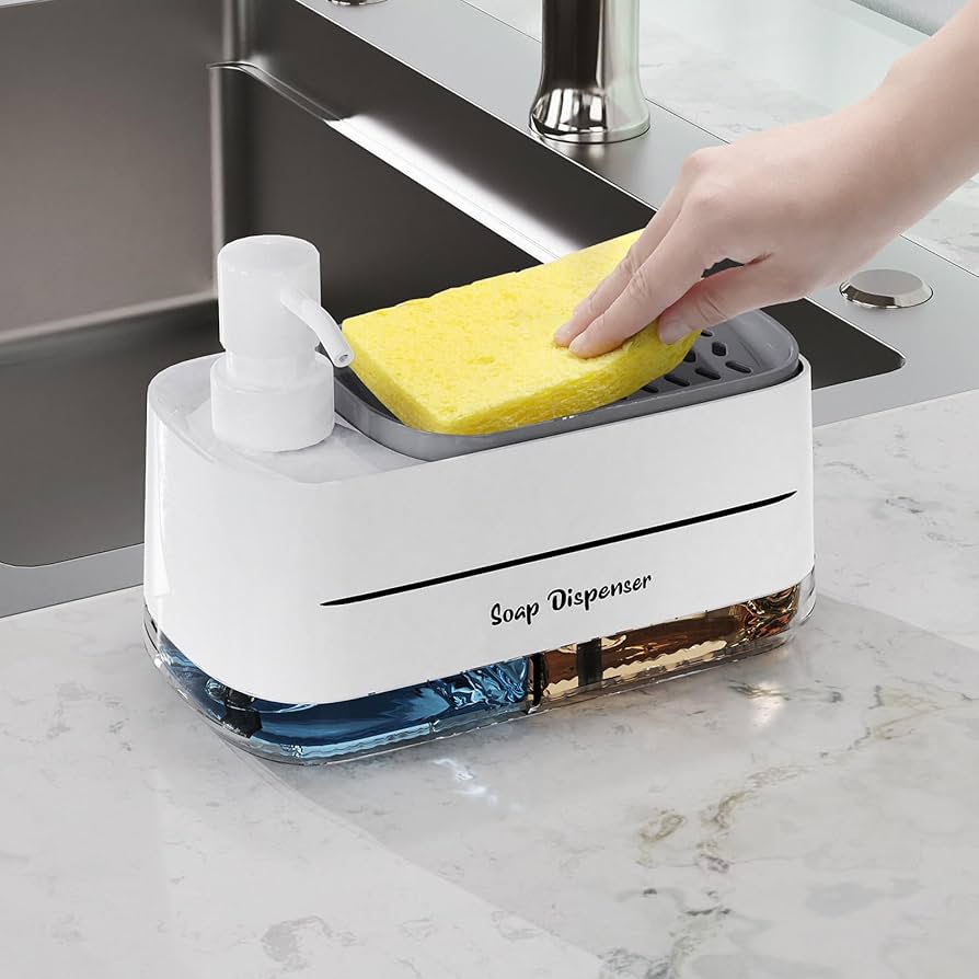 🧽Dispensador De Jabon 3 en 1 🏡