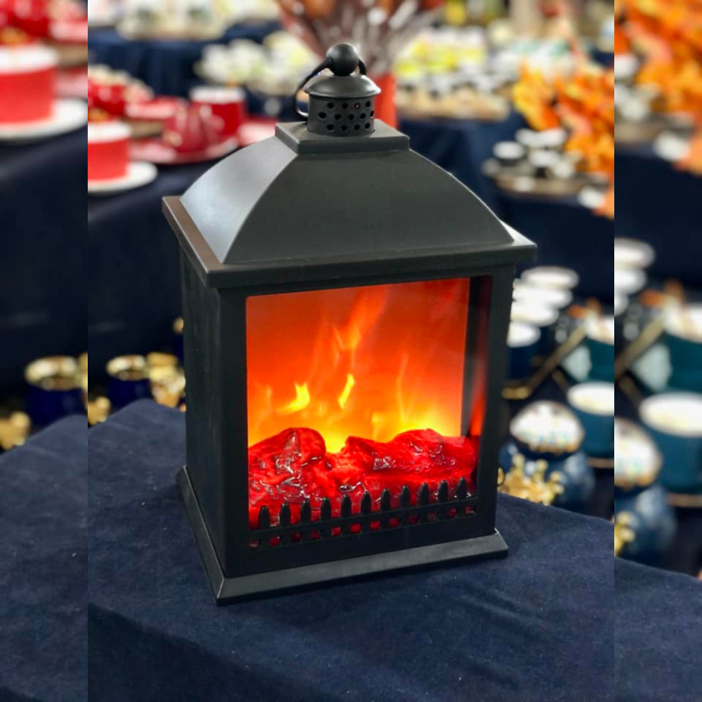 🏡 Lampara decorativa estilo chimenea 🏡