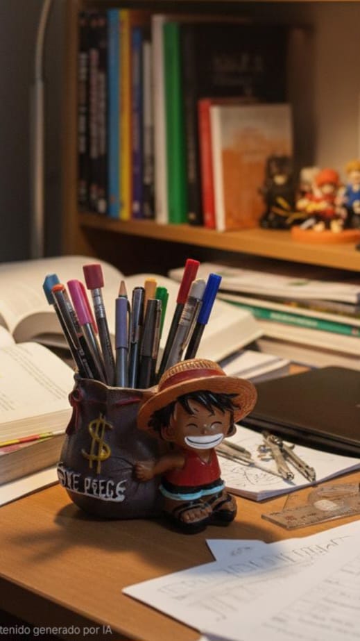 🏴‍☠️ Figura organizadora estilo anime ⚔️