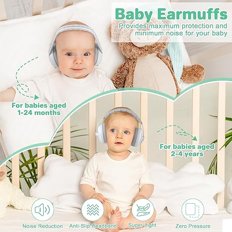 🏡Orejeras Para Bebé 2 en 1🏡