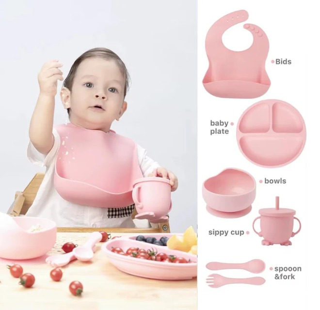 🏡Set De Silicona Para Bebé🏡