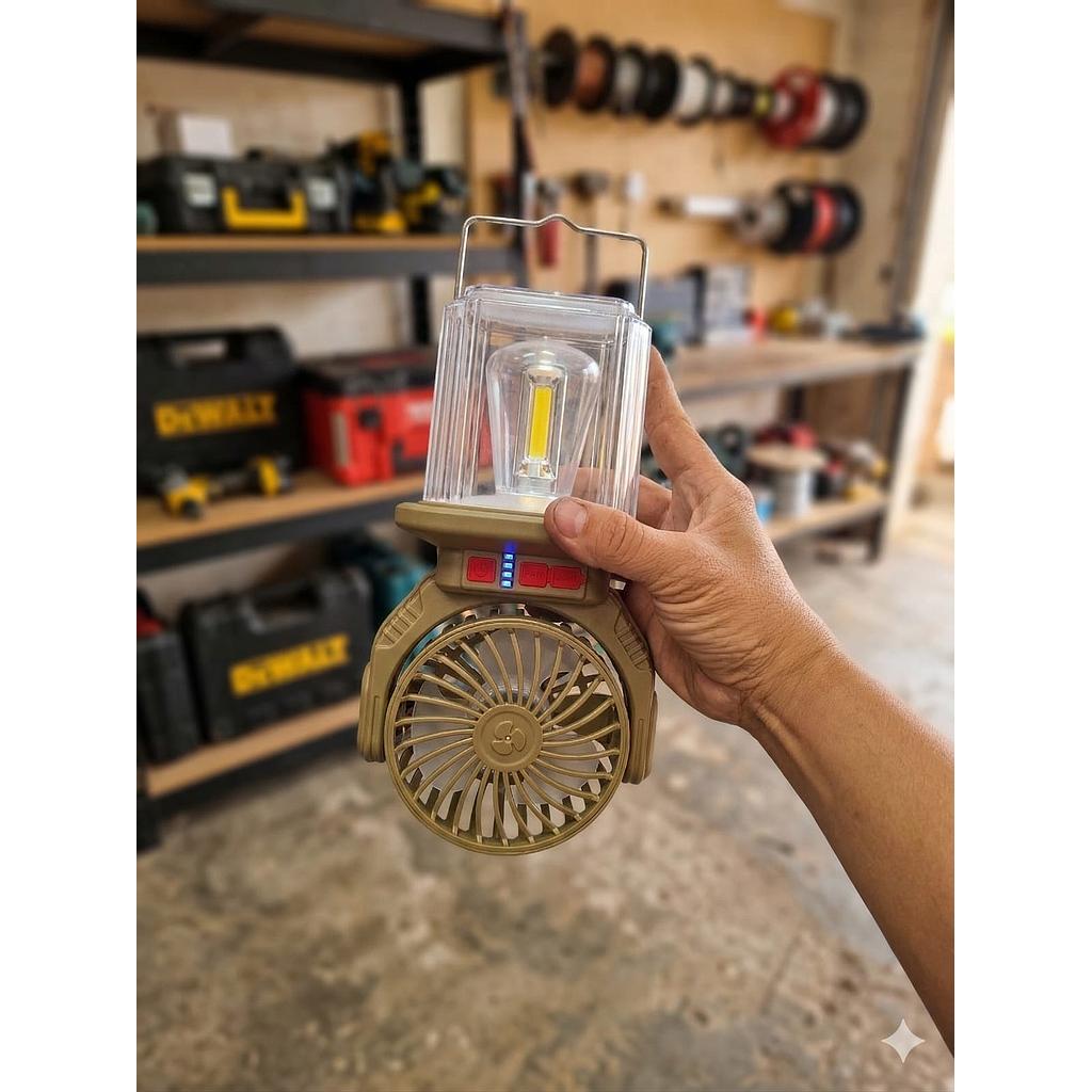 🌬️Ventilador con panel solar 2en1💡