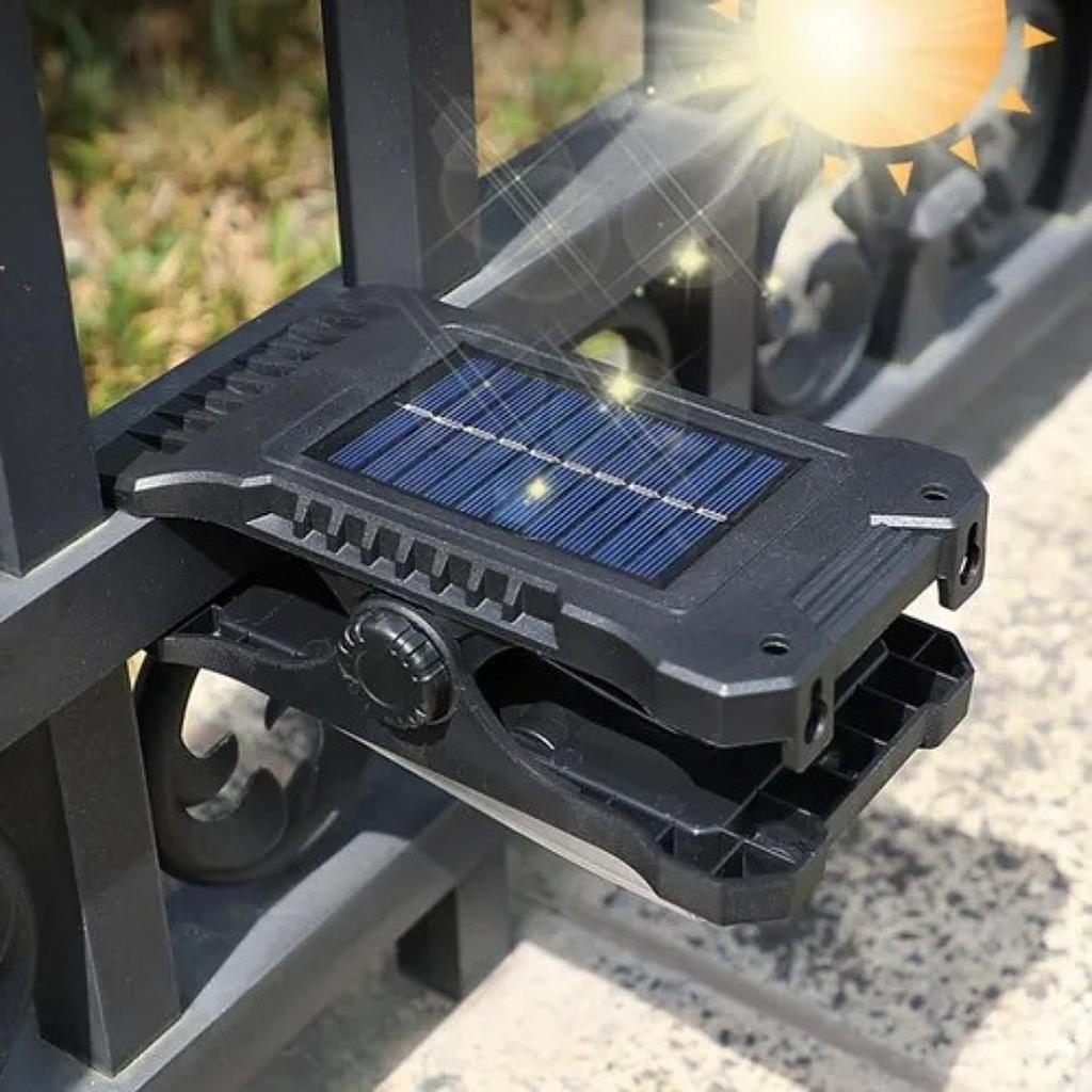 🏡Lampara Solar Tipo Clip Premium🏡