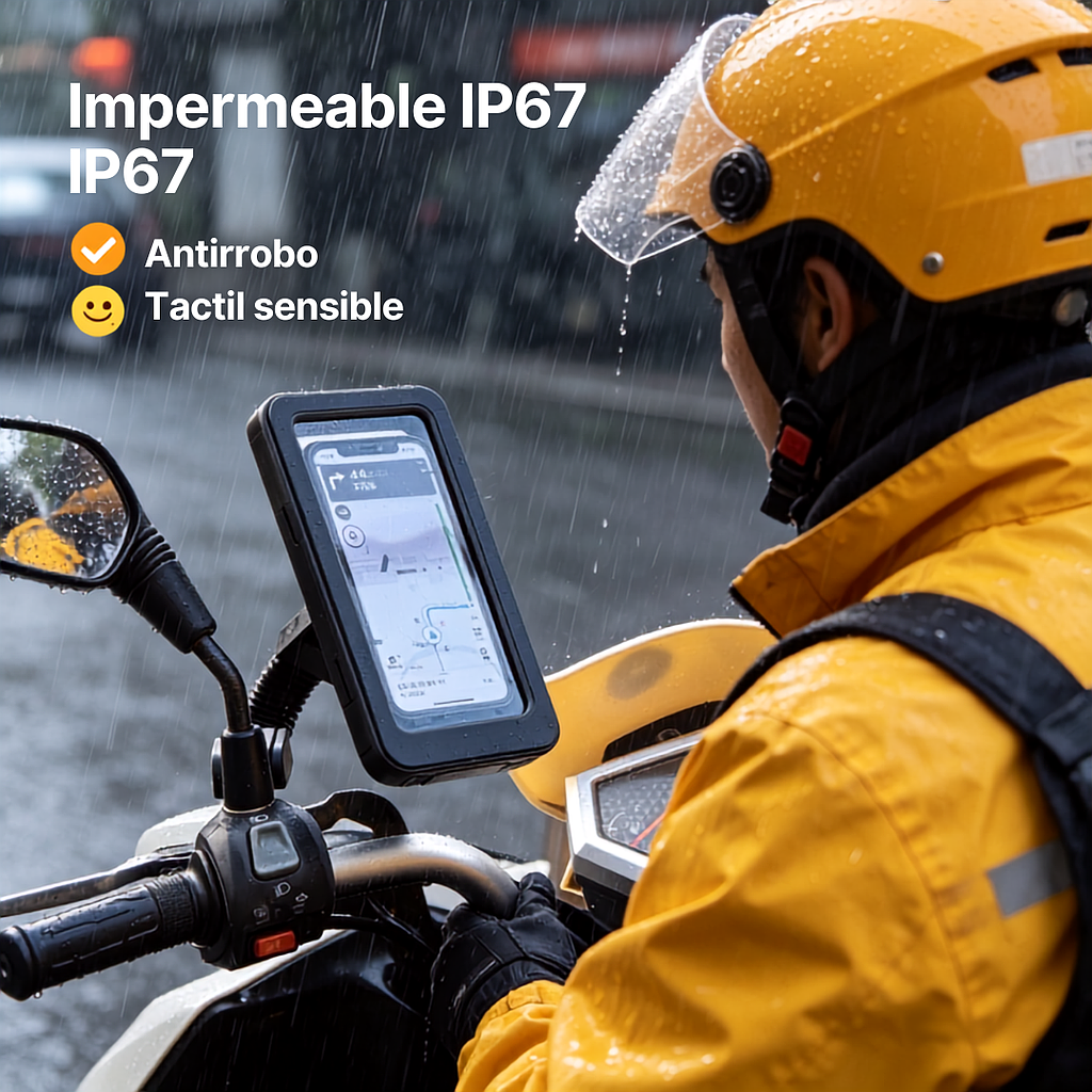 📲 Porta celular para moto Impermeable 📲