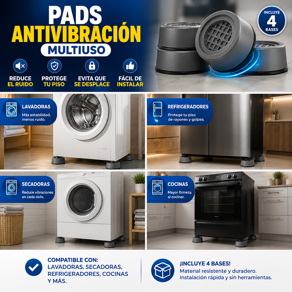 🏘️Pads Antivibración Multiuso🏘️
