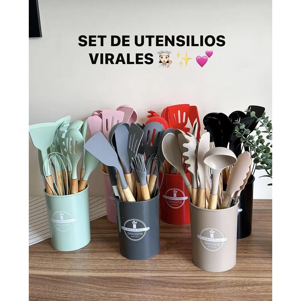 🏡Kit 12 Piezas de silicona 🏡