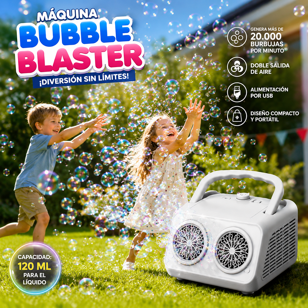 🪸 Máquina Bubble Blaster 🪸