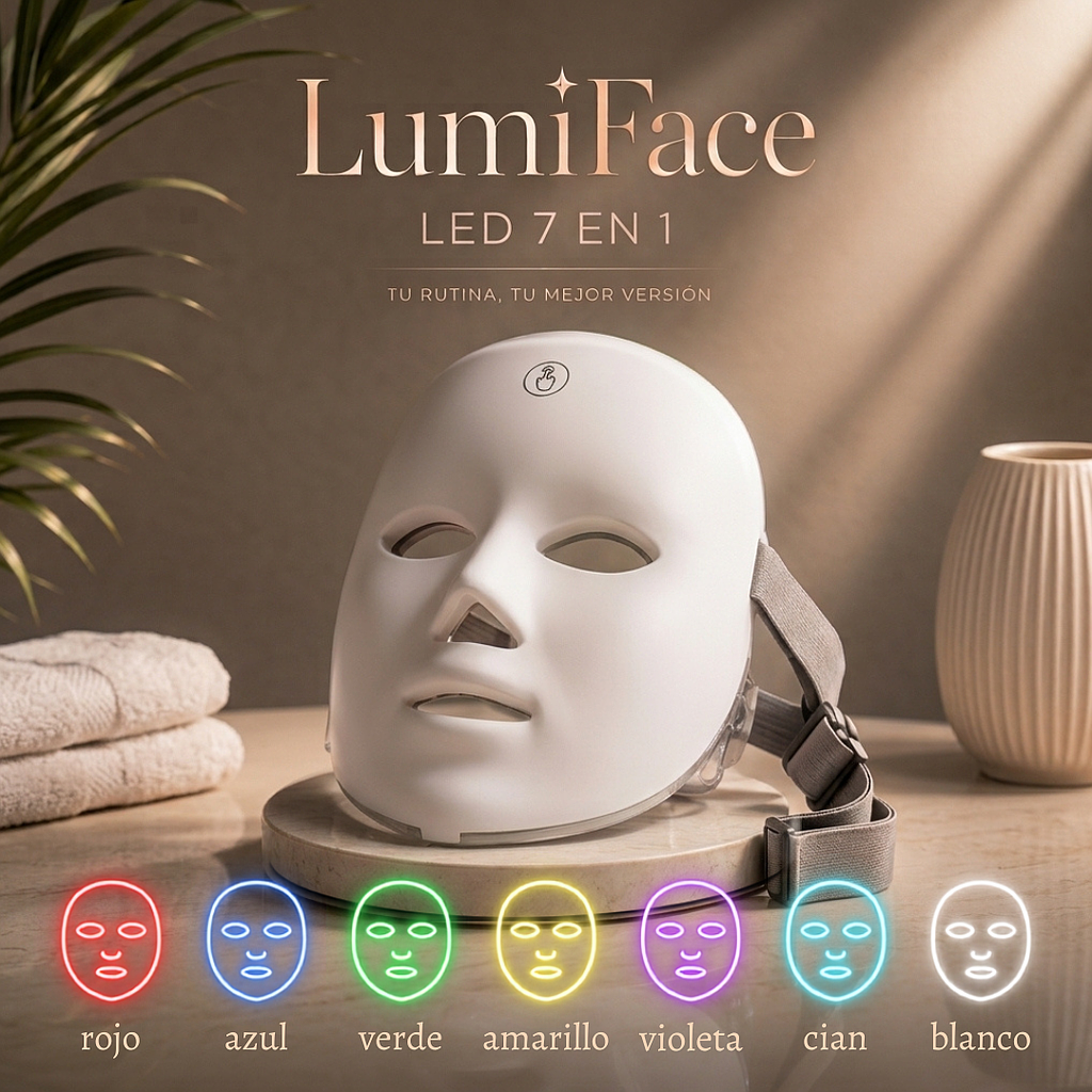💆‍♀️Mascara LumiFace LED 7 en 1💆‍♀️
