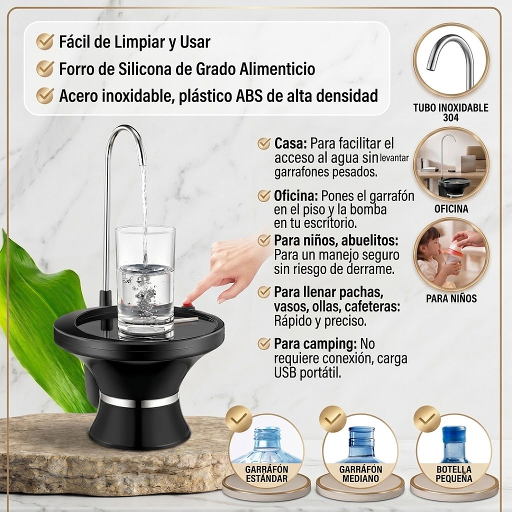 💧 Bomba dispensadora de agua automática 💧