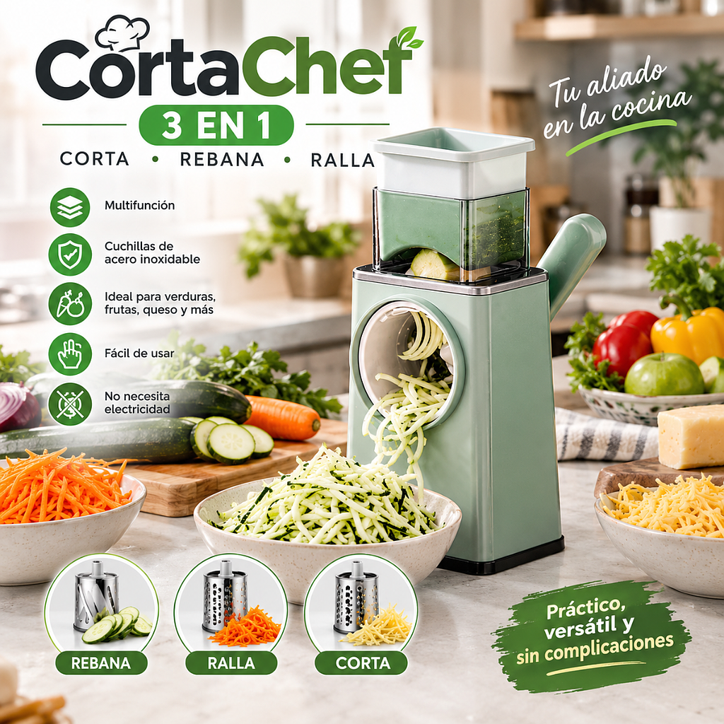 👨‍🍳CortaChef 3 en 1👨‍🍳