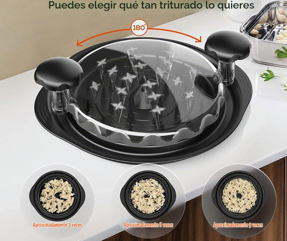 🍖Desmenuzador Manual Pro🌮