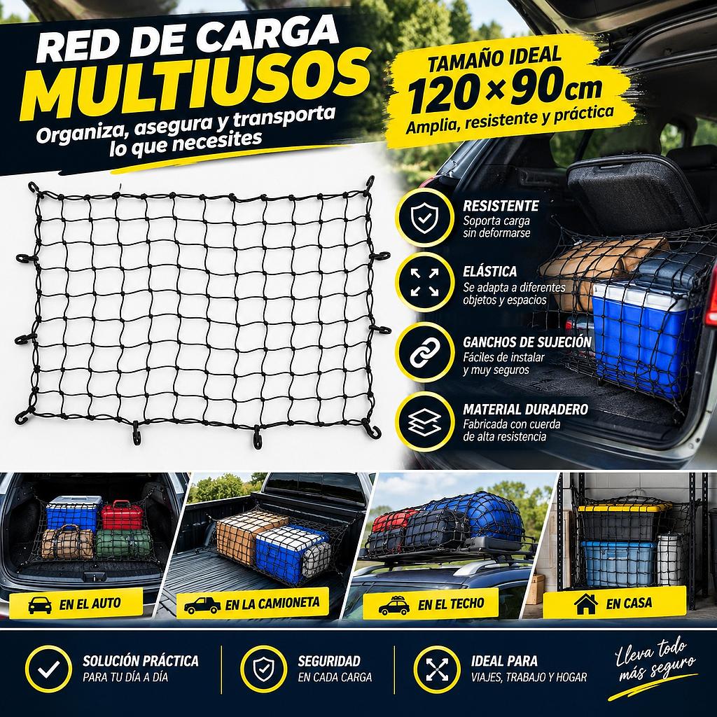🚗 Red Organizadora para Auto 🛻