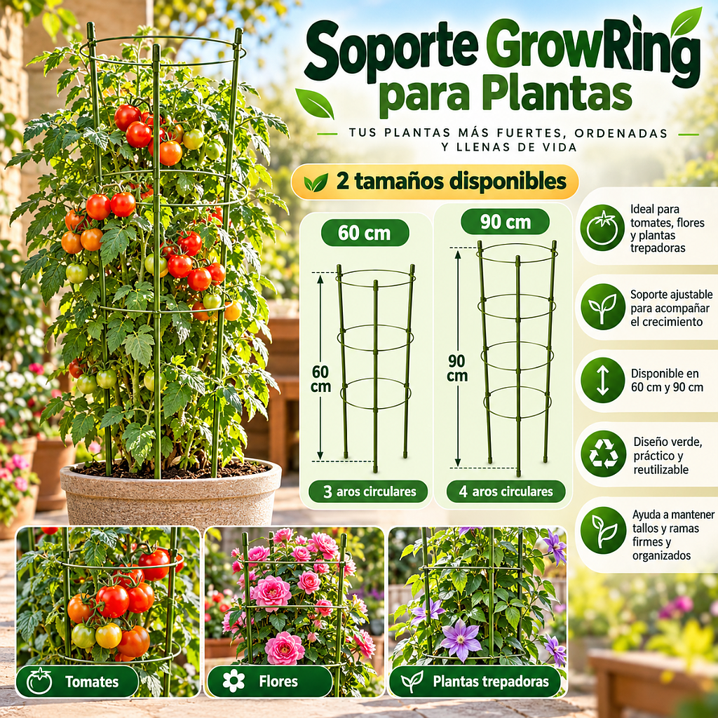 ☘️ Soporte GrowRing para Plantas ☘️