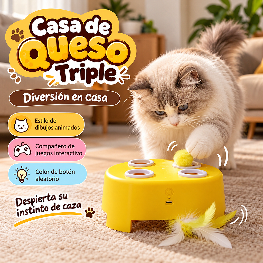 🐱Juguete Interactivo Para Gatos 🐭