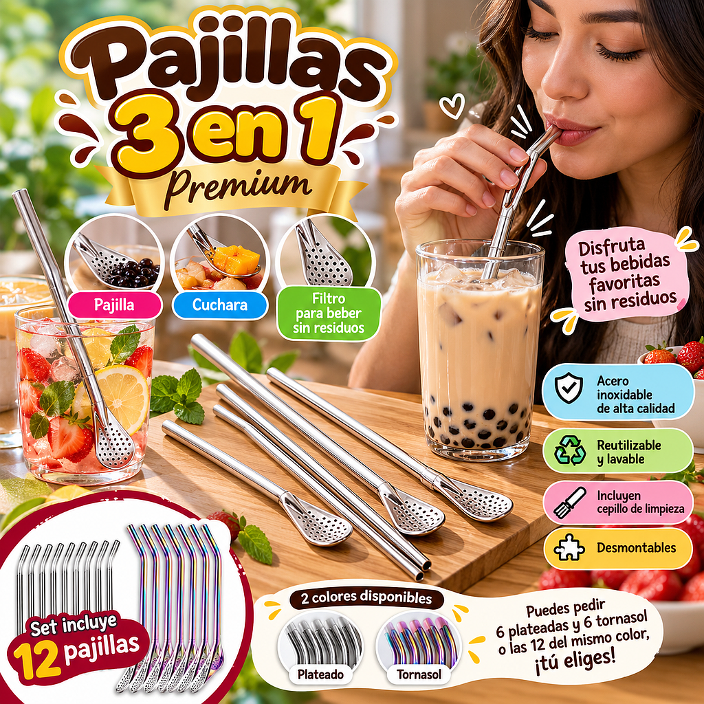 🧋Pajillas 3 en 1 Premium🧋