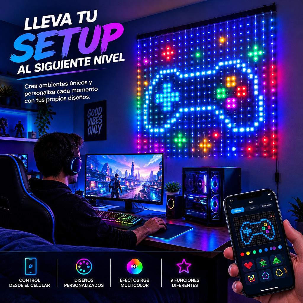 🎆 Cortina Smart LED 🕶️