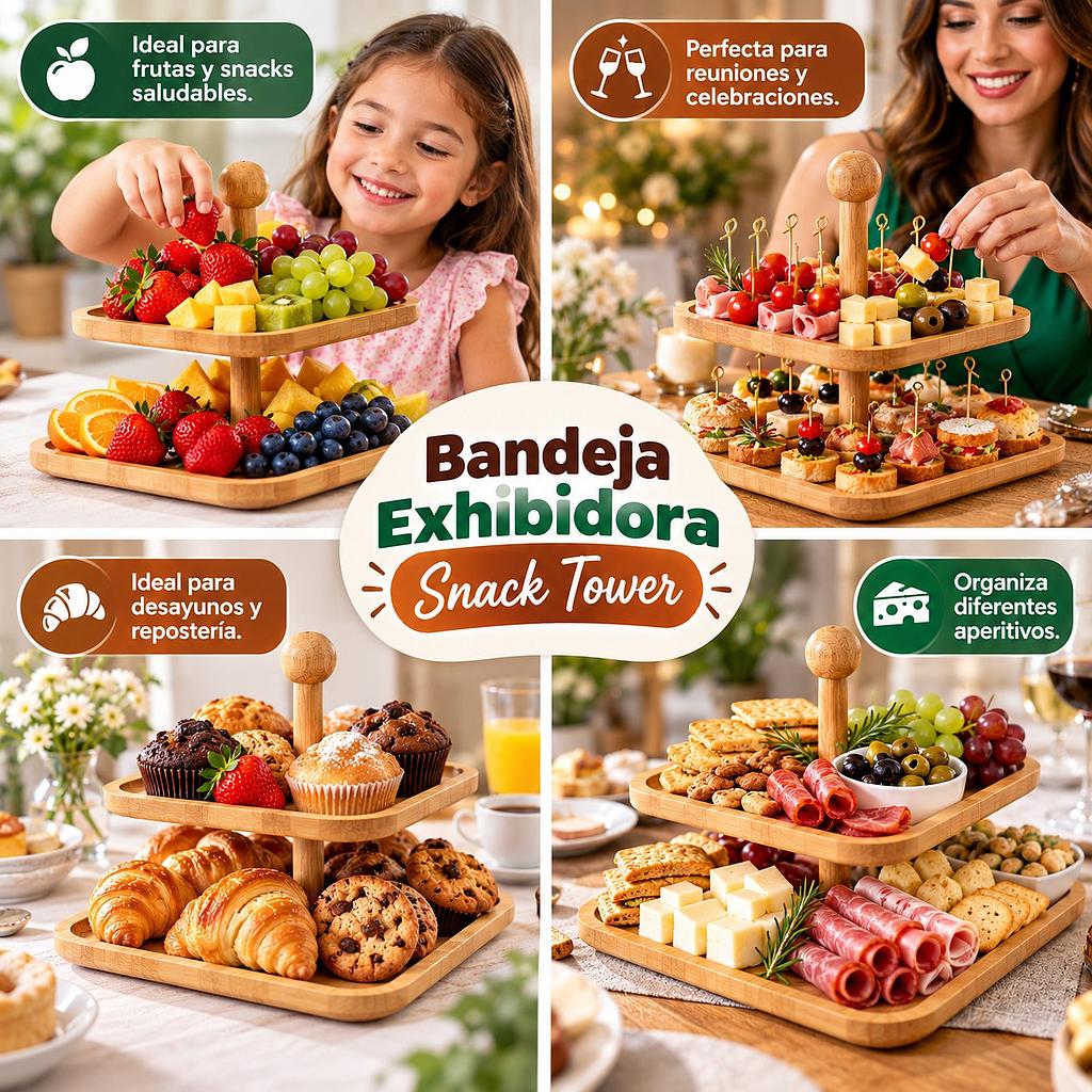 🍐Bandeja Exhibidora Snack Tower🥩